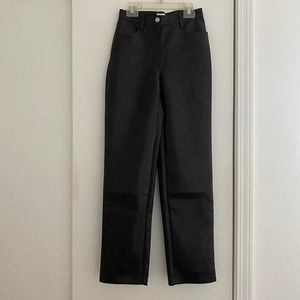 Aritzia Melina pants in rich mocha brown